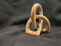 Soapstone Hand carved Knot of Eternity