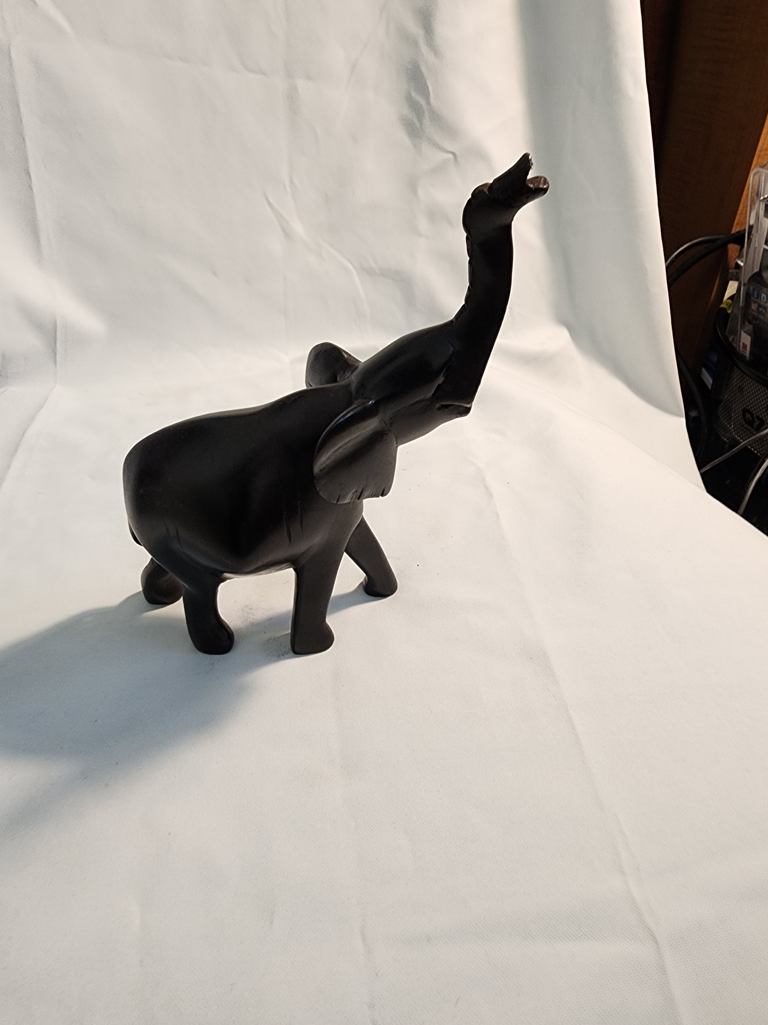 Elephant Made in Kenya from Ebony wood