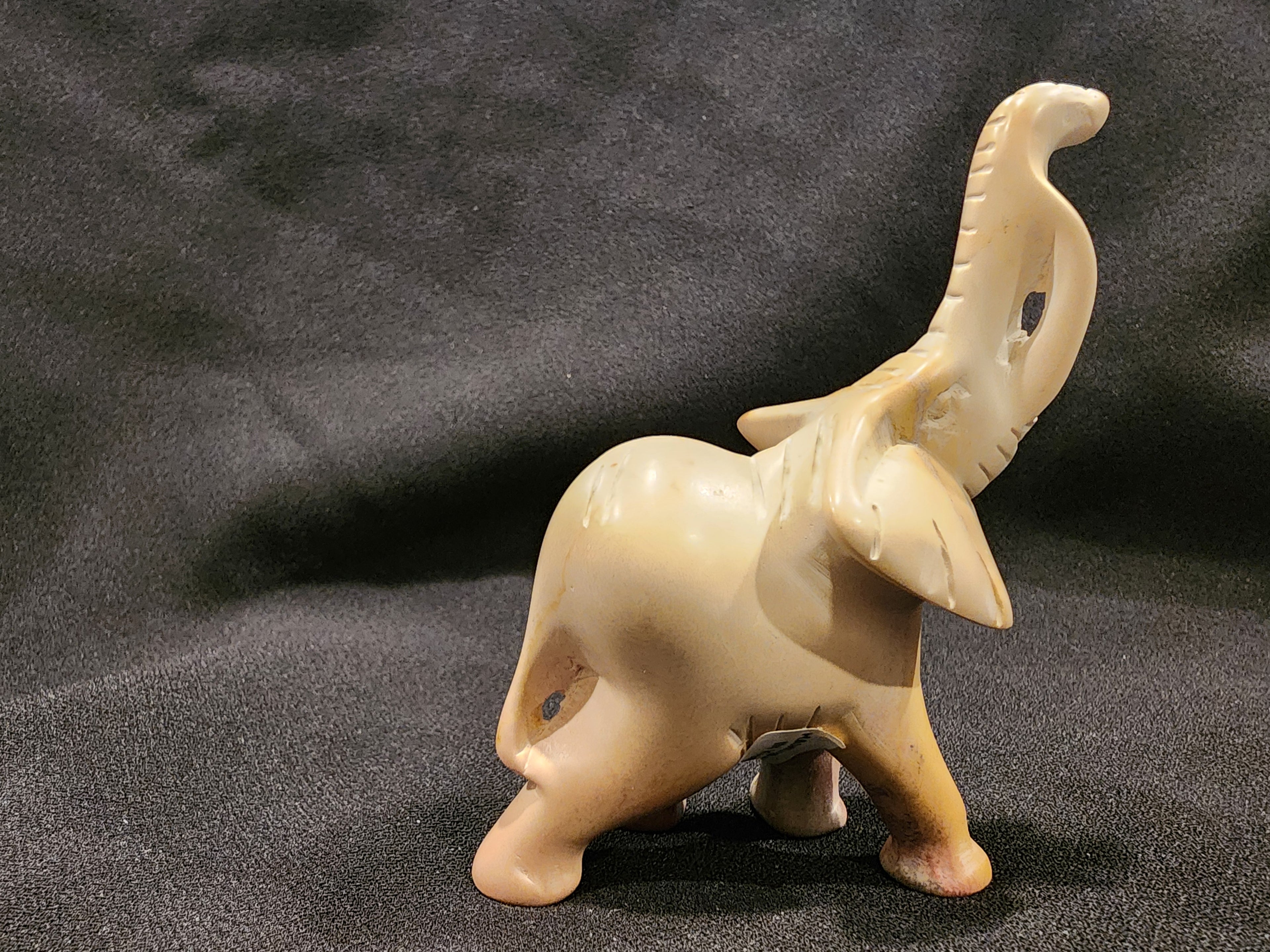 Elephant carving from stone