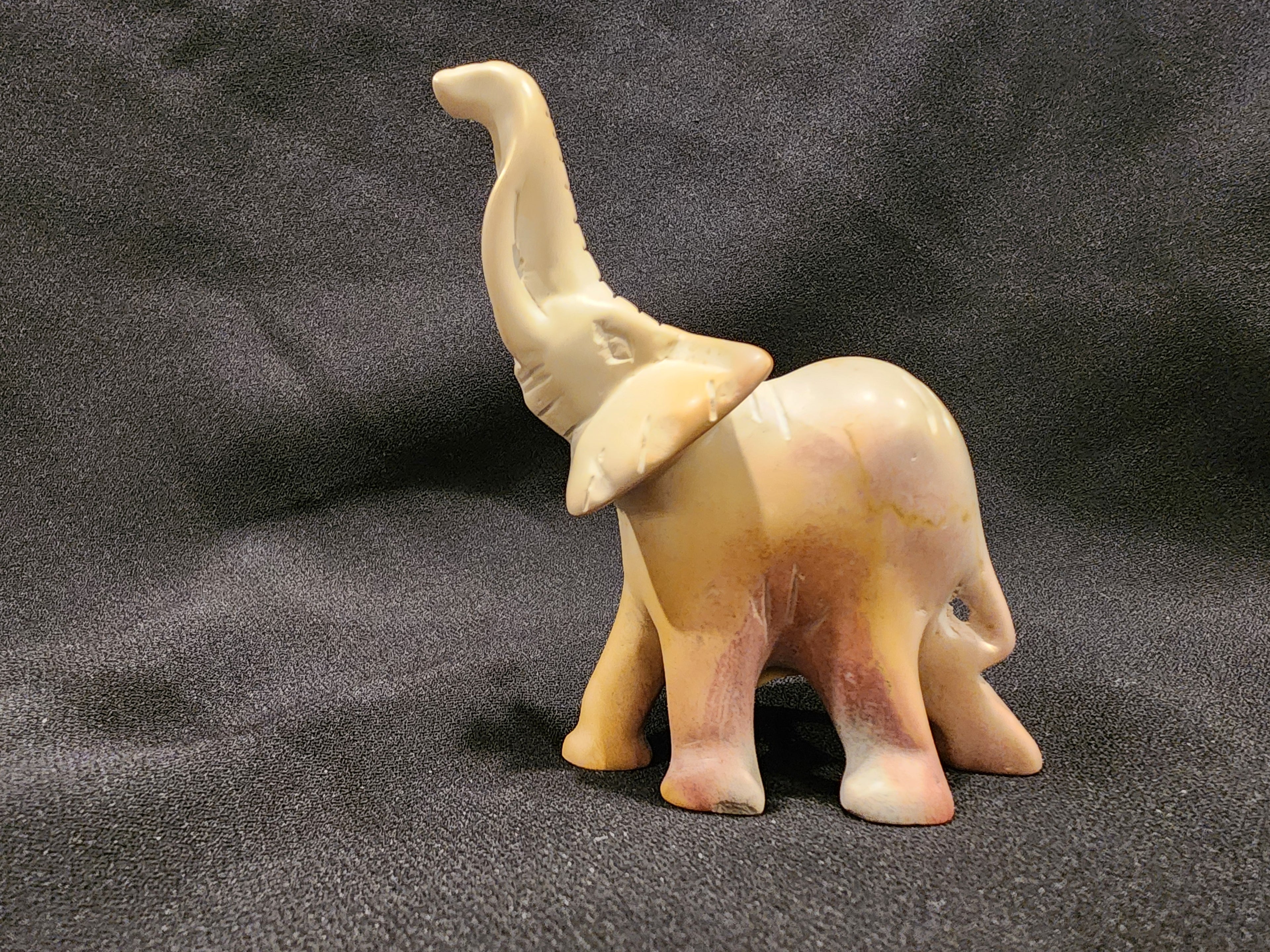 Elephant carving from stone