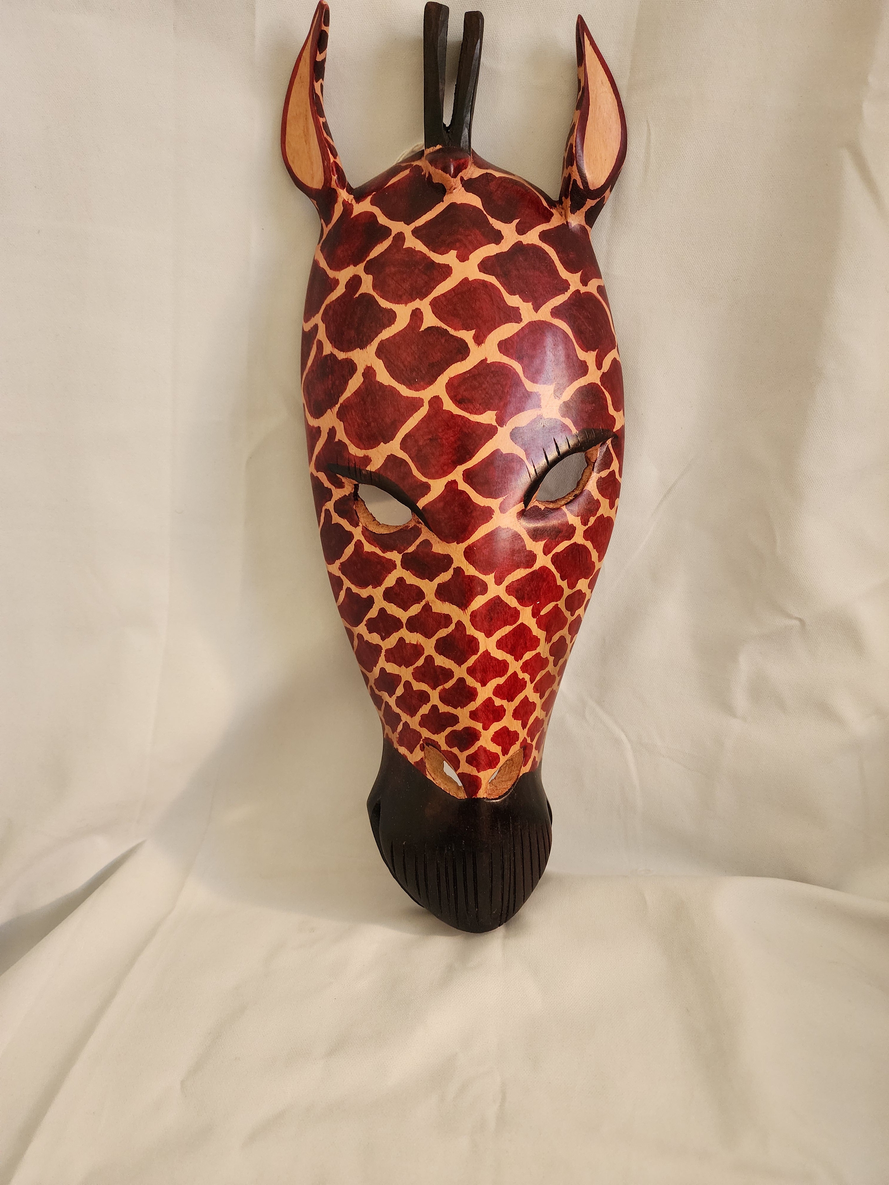 Giraffe Mask- Wooden-Kenya
