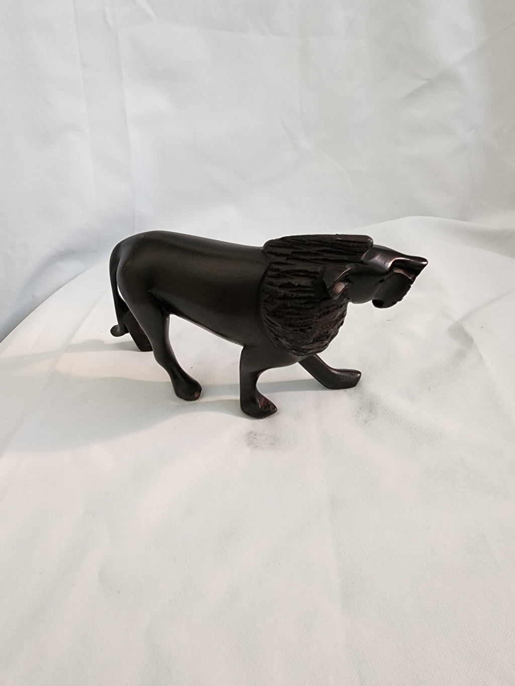 Lion hand carving