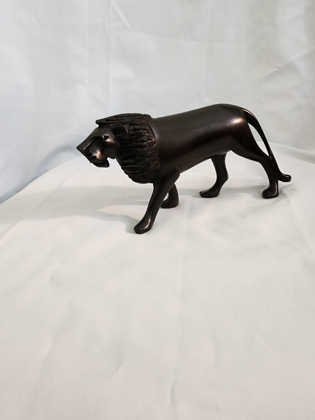 Lion hand carving