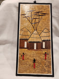 Banana Leaf Batik- Kenyan Village Life
