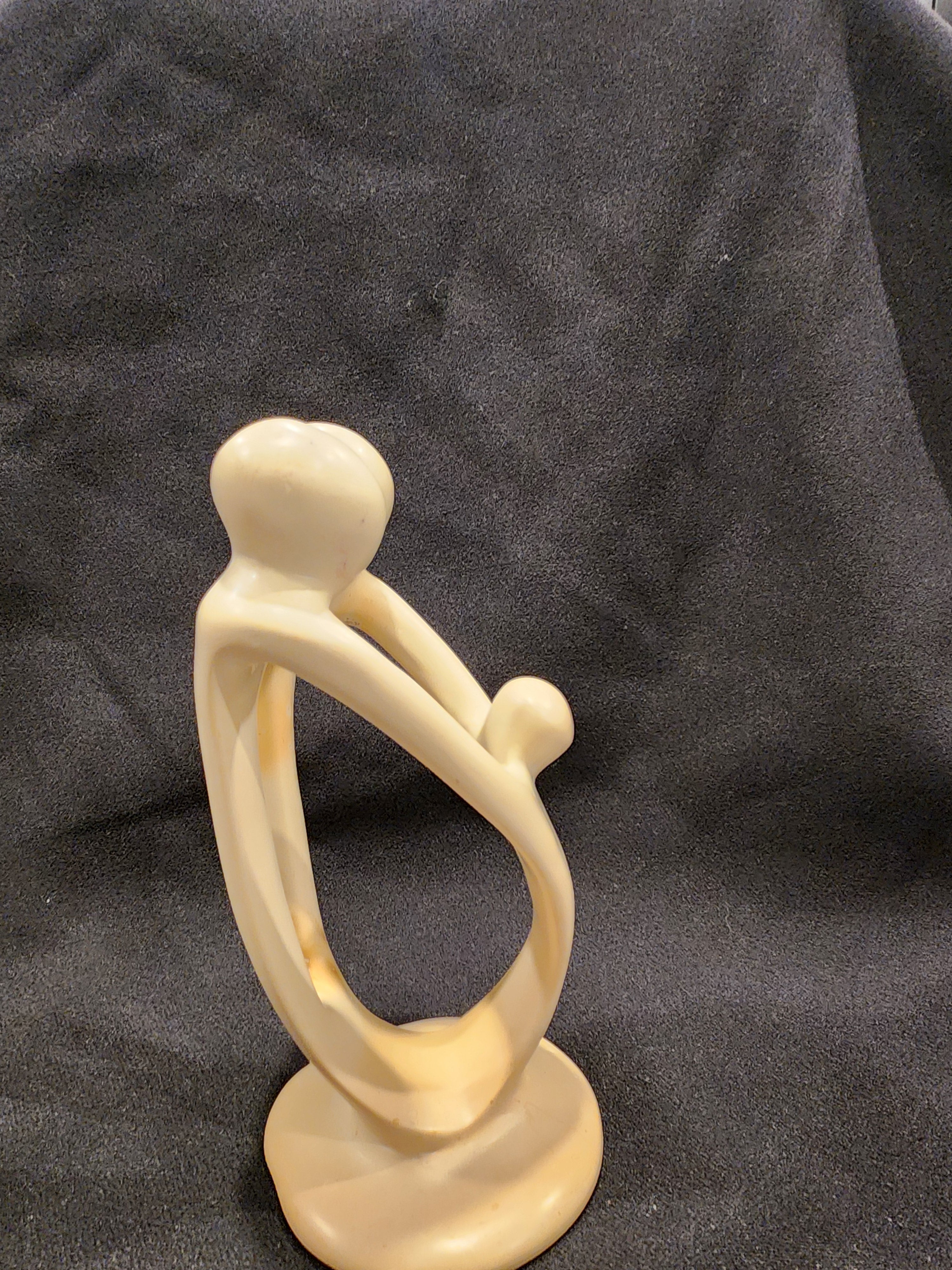 Hand carved Soapstone Family of Three