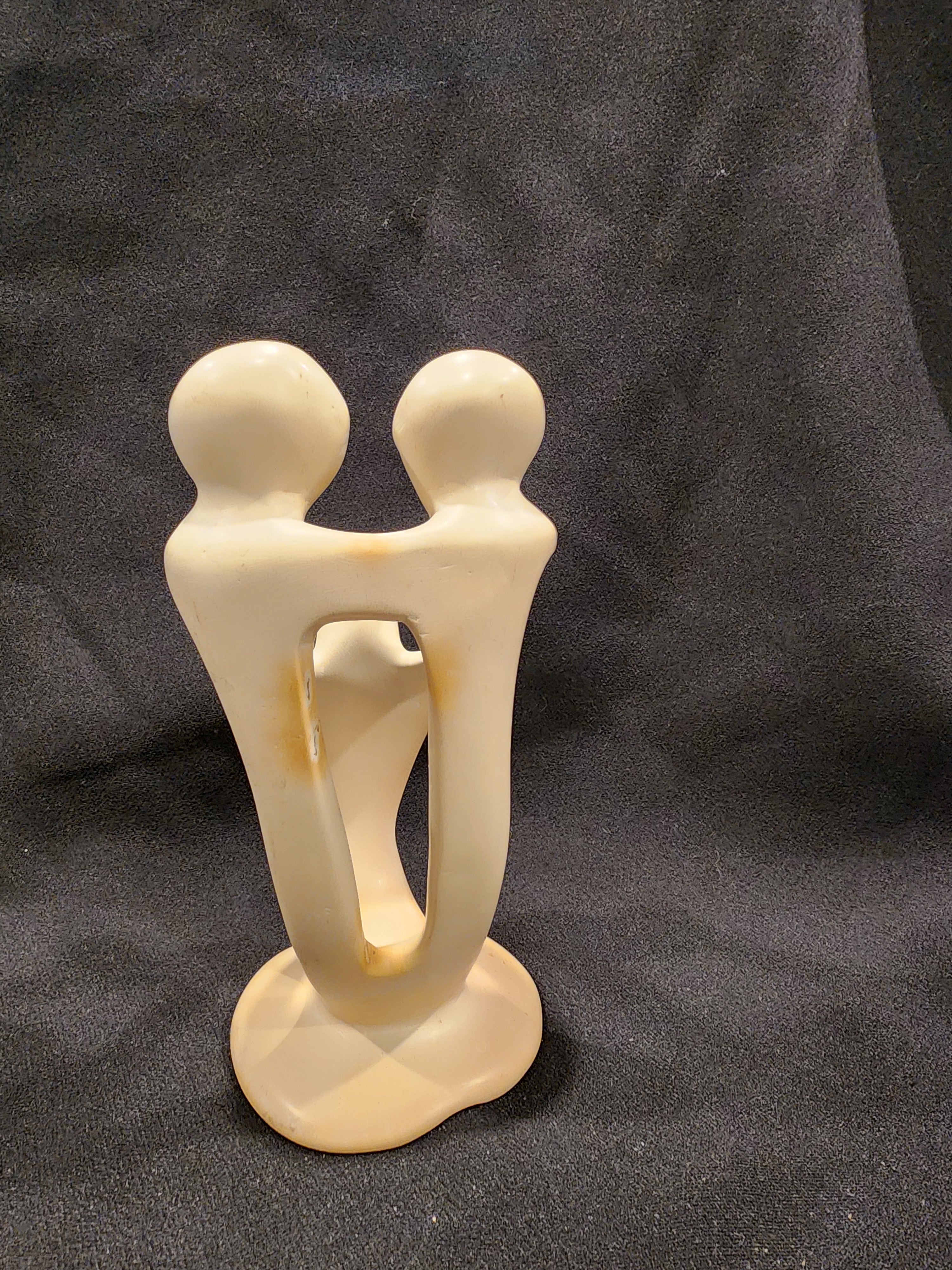 Hand carved Soapstone Family of Three